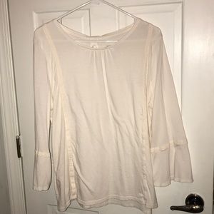 Off White quarter sleeve shirt